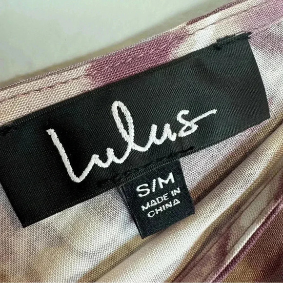 Lulus Mauve Tie Dye Maxy Dress Beachy Boho Flowy Sleeveless S/M - Picture 6 of 8